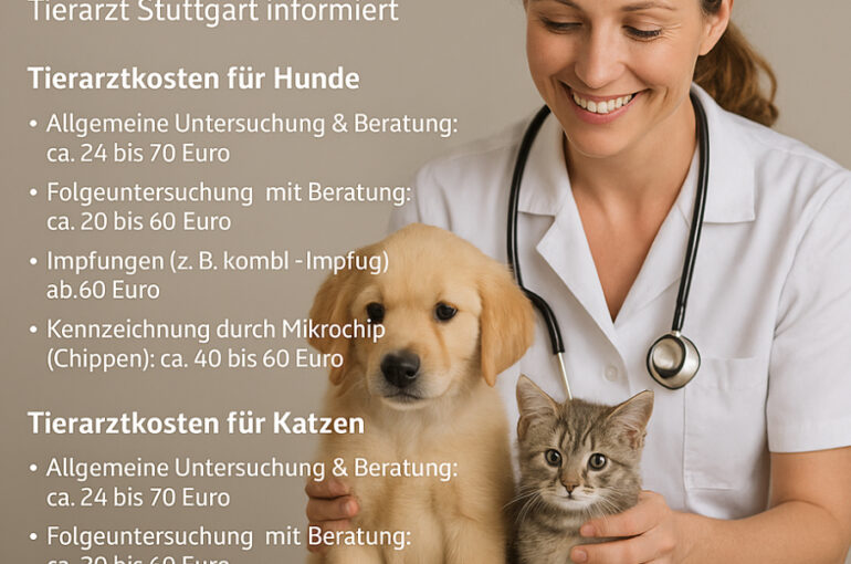 Was kostet ein Besuch beim Tierarzt? – Tierarzt Stuttgart informiert Ein Tierarztbesuch in Stuttgart kann unterschiedlich viel kosten