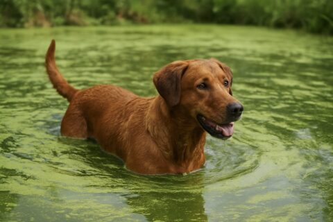 Blaualgen: Lebensgefahr für Hunde – Tierarzt Stuttgart klärt auf. In den warmen Sommermonaten lieben es Hunde, sich in Bächen, Flüssen oder Seen abzukühlen.