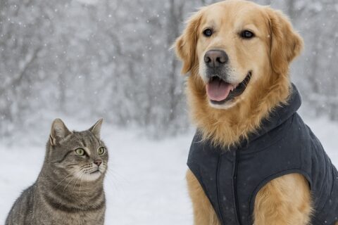 Tipps vom Tierarzt Stuttgart: Hunde und Katzen sicher durch den Winter bringen