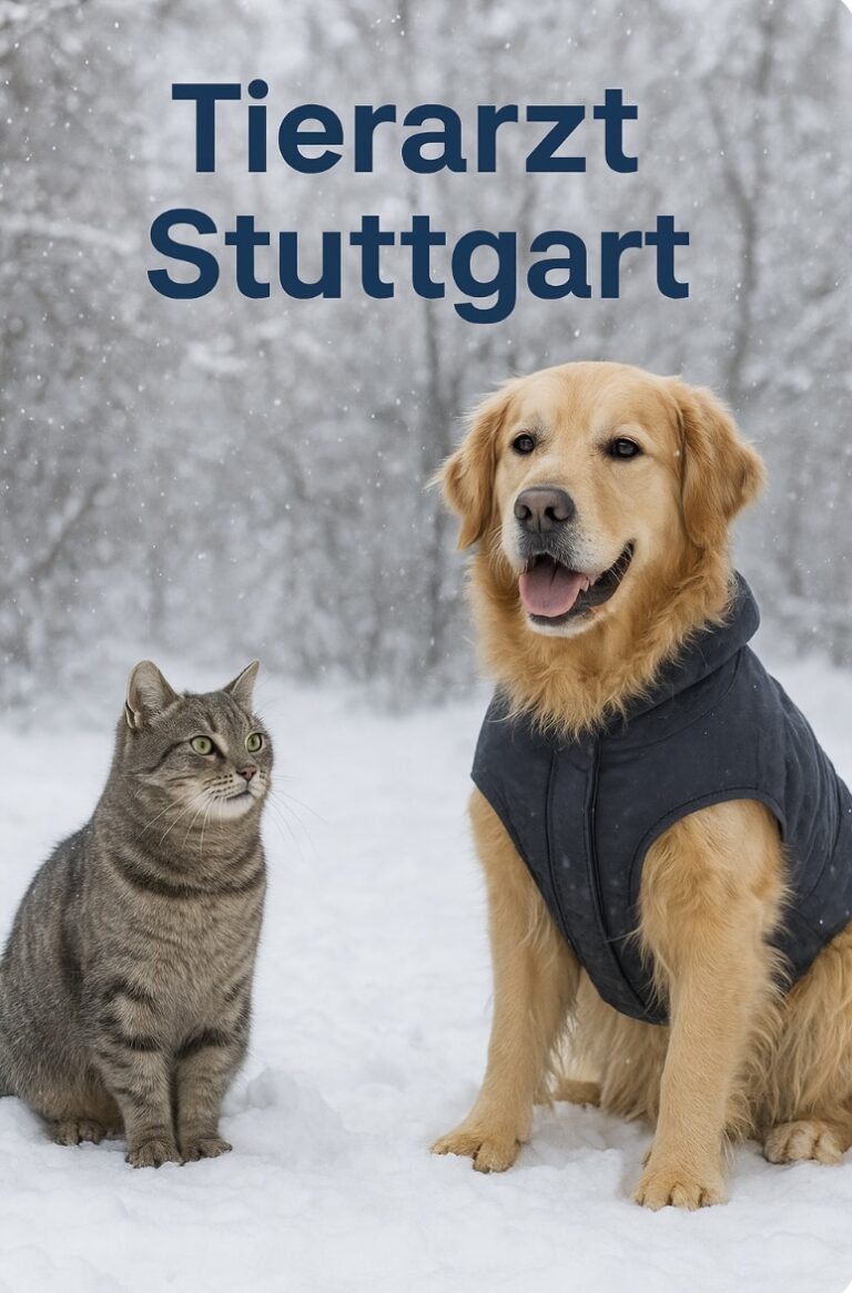 Tipps vom Tierarzt Stuttgart: Hunde und Katzen sicher durch den Winter bringen