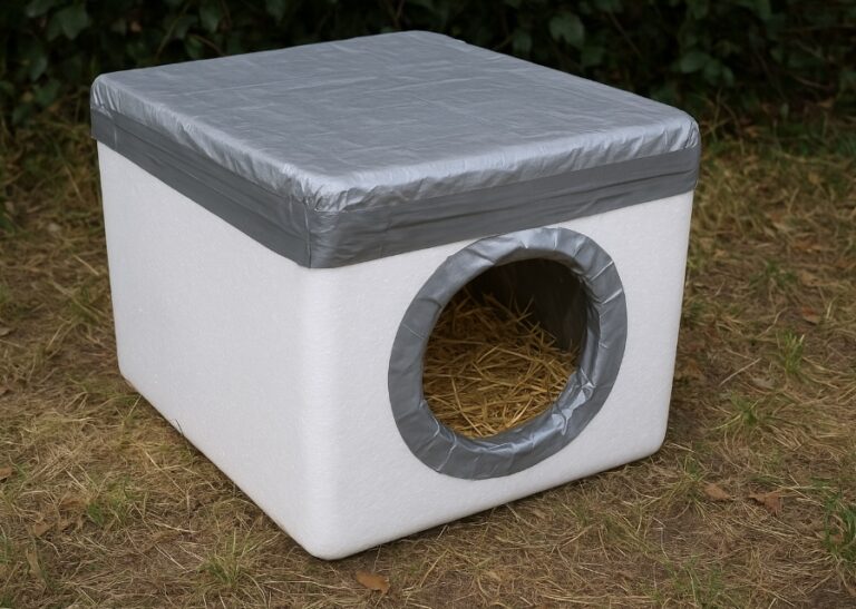 Winterfestes Katzenhaus für draußen selber bauen – Anleitung vom Tierarzt Stuttgart Viele Katzen sind Freigänger und verbringen auch in der kalten Jahreszeit viel Zeit draußen.