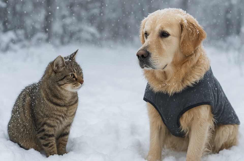 ❄️ Tipps vom Tierarzt Stuttgart: So schützen Sie Hunde und Katzen im Winter vor Kälte Auch unsere Haustiere suchen bei den aktuell eisigen Temperaturen Schutz vor der Kälte. ❄️ Tipps vom Tierarzt Stuttgart: So schützen Sie Hunde und Katzen im Winter vor Kälte Auch unsere Haustiere suchen bei den aktuell eisigen Temperaturen Schutz vor der Kälte.