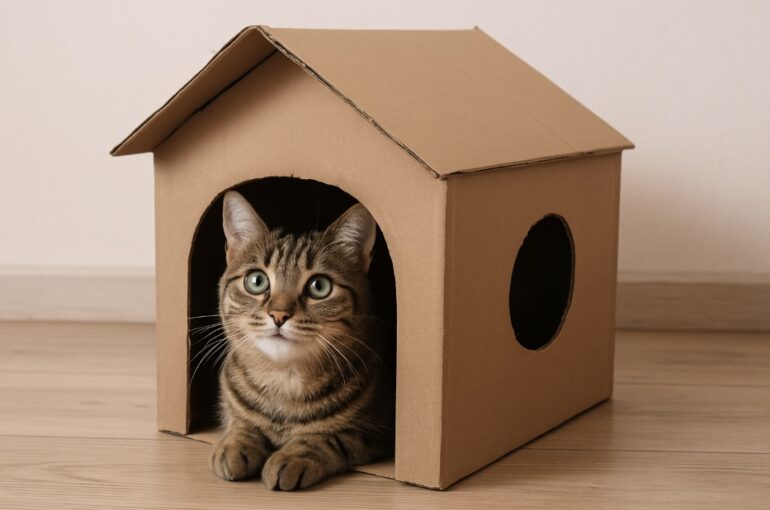 🐾 Karton für Katze: DIY-Ideen für den neuen Lieblingsplatz