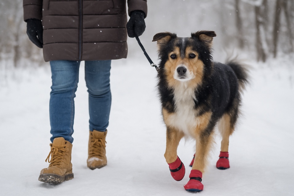 Pfotenschutz für Hunde im Winter – Tipps vom Tierarzt Stuttgart Pfotenschutz für Hunde im Winter – Tipps vom Tierarzt Stuttgart