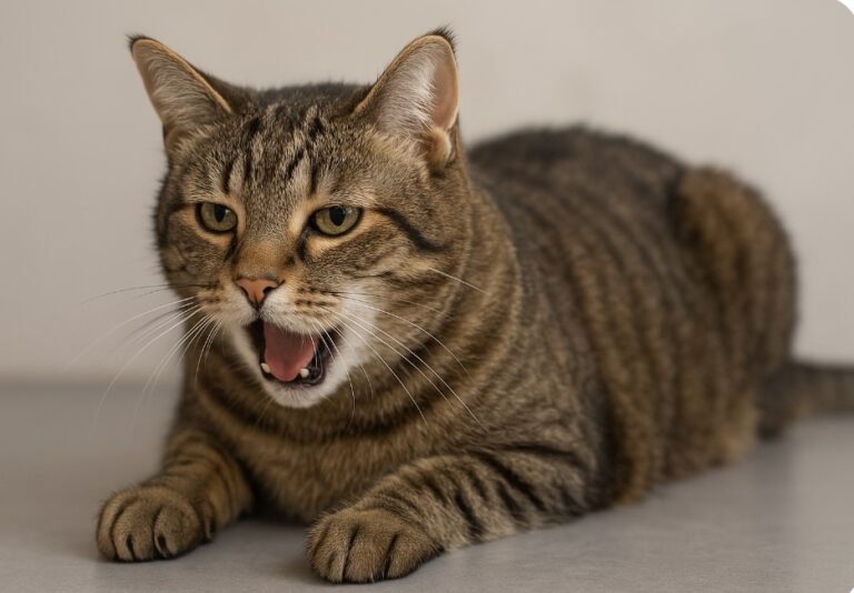 Katze atmet schwer – warum ein schneller Besuch beim Tierarzt wichtig ist Wenn eine Katze schwer atmet, ist das immer ein Warnsignal. Atemnot ist ein akutes Symptom, das verschiedene Ursachen haben kann