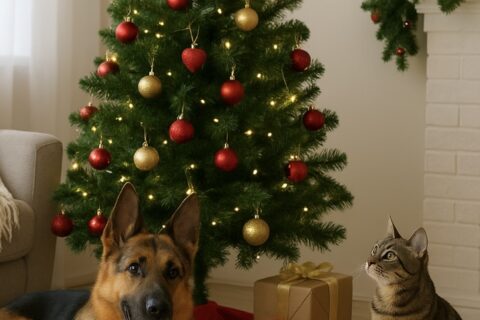 Gefahrenquellen für Hunde und Katzen während der Weihnachtszeit Tipps vom Tierarzt in Stuttgart für eine sichere und entspannte Festzeit