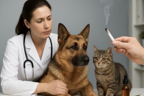 Auswirkungen von Cannabis auf Haustiere: Ist Cannabisrauch für Hunde und Katzen gefährlich? Tierarzt Stuttgart informiert