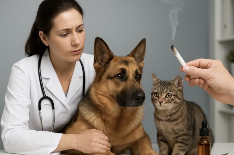 Auswirkungen von Cannabis auf Haustiere: Ist Cannabisrauch für Hunde und Katzen gefährlich? Tierarzt Stuttgart informiert