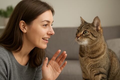 Verhaltensbiologie: Katzen erkennen, wenn ihre Besitzer mit ihnen sprechen Tierarzt Stuttgart – Erkenntnisse über Kommunikation zwischen Mensch und Katze Viele Katzenbesitzer – und jeder erfahrene Tierarzt in Stuttgart – wissen längst,