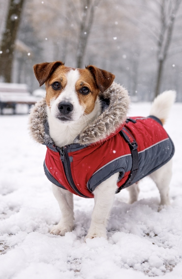 Hundekleidung im Winter: Fellkleid oder Wollmantel? Tipps vom Tierarzt Stuttgart Während in den Kleiderschränken vieler Menschen Jacken für jede Wetterlage hängen, bleibt Hunden meist nur eines:
