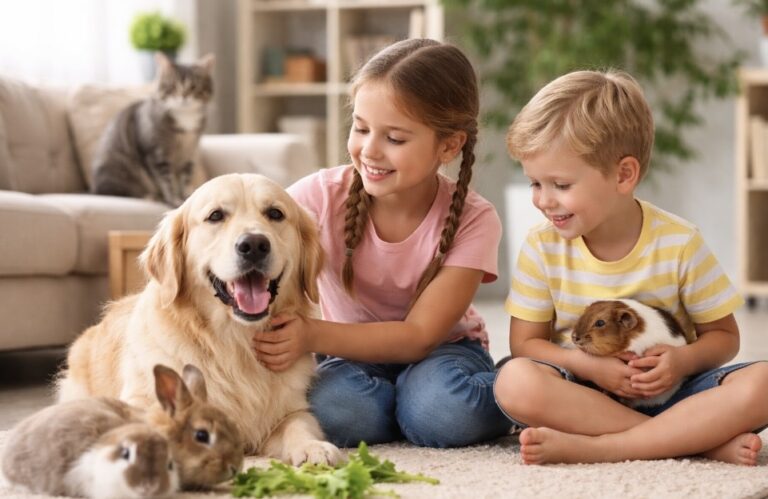Kinder und Haustiere: Tipps für die Sicherheit Ihr Tierarzt in Stuttgart informiert Familien Ein Haustier kann für Kinder eine große Bereicherung sein.