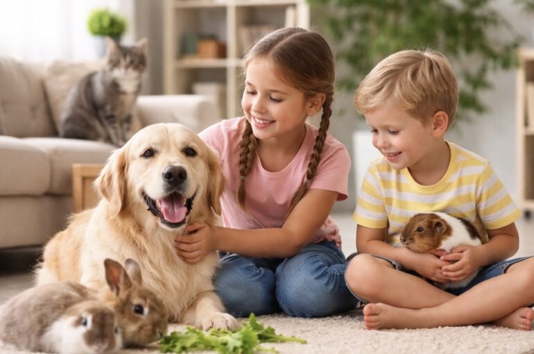 Kinder und Haustiere: Tipps für die Sicherheit Ihr Tierarzt in Stuttgart informiert Familien Ein Haustier kann für Kinder eine große Bereicherung sein.