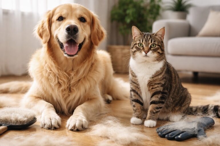 2026: Ständiger Fellwechsel bei Hund und Katze – was steckt dahinter und wie können Sie helfen?