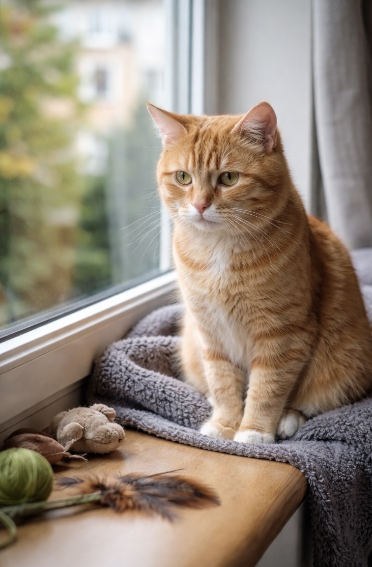 🐾 5 Anzeichen, dass Ihre Katze einsam ist – Tierarzt Dr. Andrianaly in Stuttgart informiert Langeweile und Einsamkeit