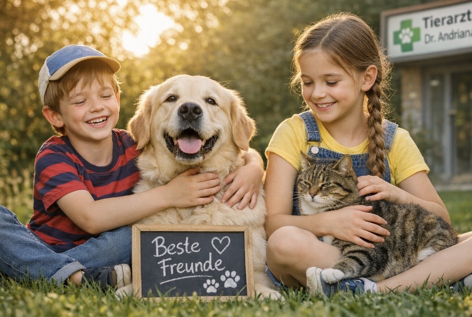 Kinder und Fellnasen – tierisch beste Freunde Wie Hunde und Katzen die Entwicklung von Kindern fördern In der familienfreundlichen Region rund um Stuttgart wissen viele Eltern: Ein Haustier ist weit mehr als nur ein Spielkamerad. Bei Dr. Andrianaly, die Tierarzt Praxis in Stuttgart, erleben wir täglich, Kinder und Fellnasen – tierisch beste Freunde Wie Hunde und Katzen die Entwicklung von Kindern fördern In der familienfreundlichen Region rund um Stuttgart wissen viele Eltern: Ein Haustier ist weit mehr als nur ein Spielkamerad. Bei Dr. Andrianaly, die Tierarzt Praxis in Stuttgart, erleben wir täglich,