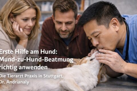 Die Tierarzt Praxis in Stuttgart, Dr. Andrianaly Erste Hilfe für Hunde: Warum Mund-zu-Hund-Beatmung Leben retten kann Erste Hilfe am Hund wird für viele Tierhalter immer wichtiger. In Deutschland leben rund 10,5 Millionen Hunde – für ihre Besitzer sind sie längst vollwertige Familienmitglieder.