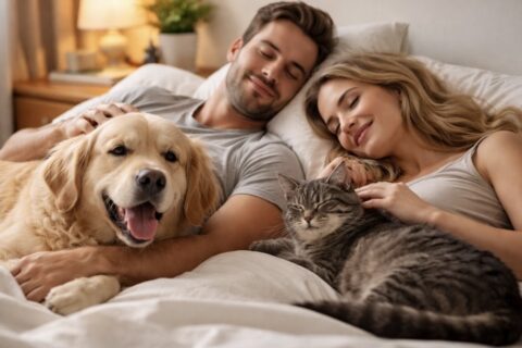 Hund und Katze mit im Bett? Nähe, die auch Menschen guttut Dr. Andrianaly - die Tierarzt Praxis in Stuttgart In vielen Haushalten gehört der Vierbeiner längst zur Familie –