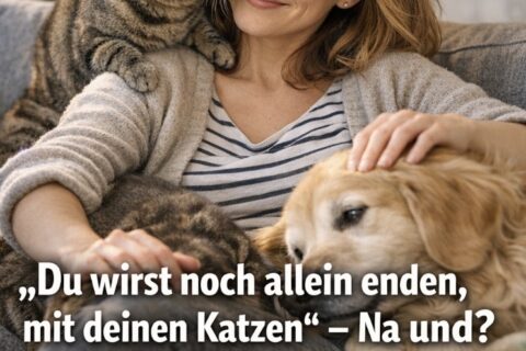 „Du wirst noch allein enden, mit deinen Katzen“ – na und? Frauen, Haustiere und Bindung: Ersatz, Trost oder echte Beziehung? Wer sich bewusst gegen Kinder entscheidet und stattdessen mit Hund oder Katze lebt, kennt den Spruch: „Du wirst noch allein enden, mit deinen Katzen.“