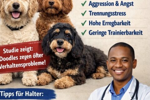 Dr. Andrianaly – die Tierarzt Praxis in Stuttgart: Doodle-Hunde im Check – Was Halter jetzt wissen sollten Doodle-Hunde wie Labradoodle, Cockapoo oder Cavapoo gelten als ideale Familienhunde – freundlich, verspielt und leicht erziehbar. Doch aktuelle wissenschaftliche Erkenntnisse zeichnen ein differenzierteres Bild. Dr. Andrianaly – die Tierarzt Praxis in Stuttgart informiert Tierhalter aus Stuttgart und Umgebung über neue Studienergebnisse und gibt wichtige Hinweise für den verantwortungsvollen Umgang mit beliebten Pudelmischlingen.