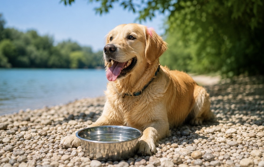 So kommen Hunde gut durch heiße Tage – Tipps vom Tierarzt Stuttgart - Dr. Andrianaly Hitzeschlag, Sonnenbrand und Insektenstiche: So schützen Sie Ihren Hund im Sommer