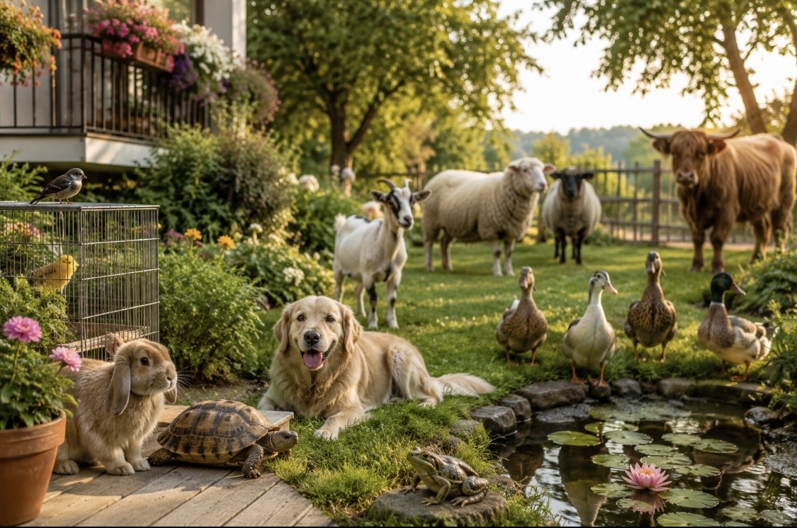 Welches Tier passt zu welchem Garten? Der große Ratgeber vom Tierarzt Stuttgart – Dr. Andrianaly Tierarzt Stuttgart - Dr. Andrianaly | Welches Tier für welchen Garten?
