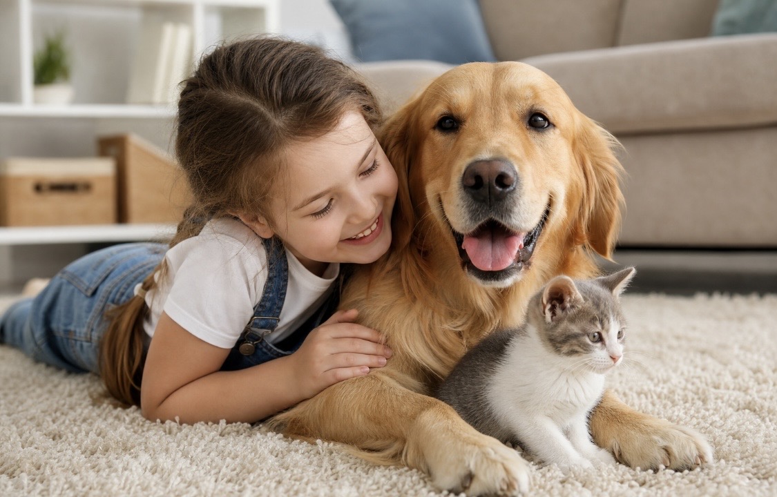 Kinder und Fellnasen – tierisch beste Freunde Tierarzt Stuttgart: Wie Hunde und Katzen die Entwicklung von Kindern fördern können