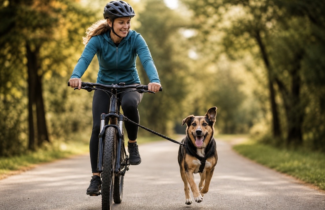 radfahren mit hund