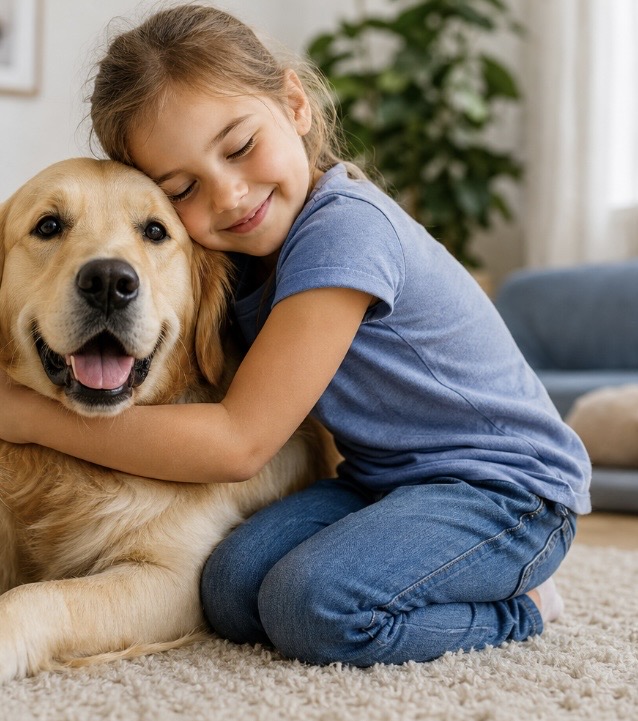 Hat ein Haustier einen positiven Effekt auf mein Kind? Vorteile und Tipps vom Tierarzt in Stuttgart